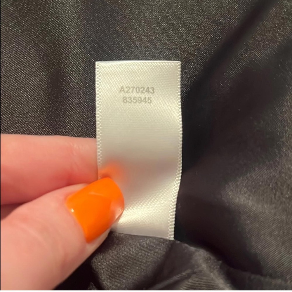 H by Halston Open Front Black Blazer Minimalist Shawl Career Capsule Wardrobe - Picture 7 of 7